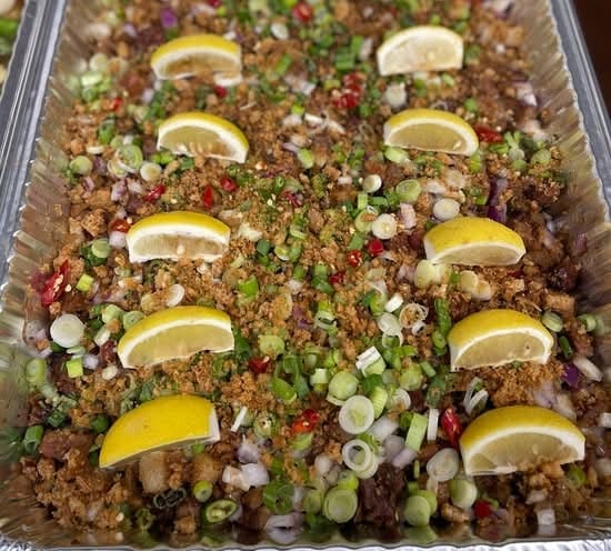 Mang Eton Sisig Small Tray.