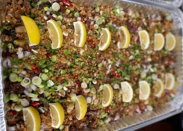 Sisig Large Tray.