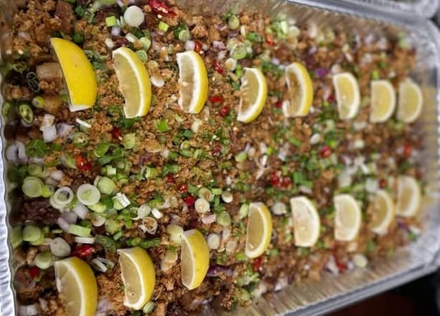 Sisig Large Tray.