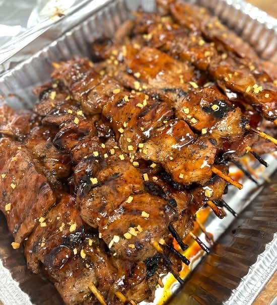 Pork Skewers.