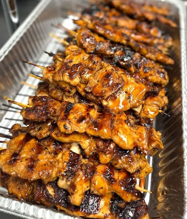 Chicken Skewers.