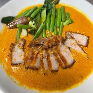 Kare-Kare (Pork Kawali) with Rice