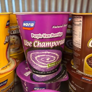 Nora champorado Ube