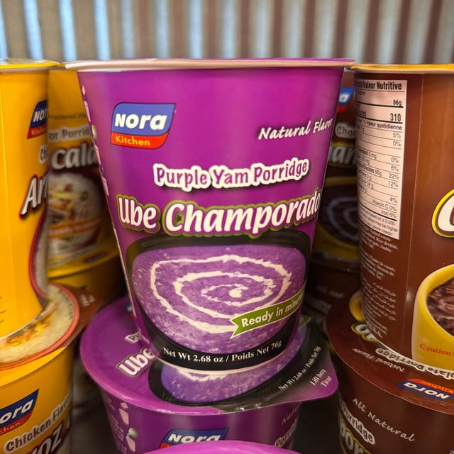 Nora champorado Ube.