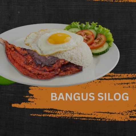 Bangus Crispy Fried Milkfish with Rice and Egg.