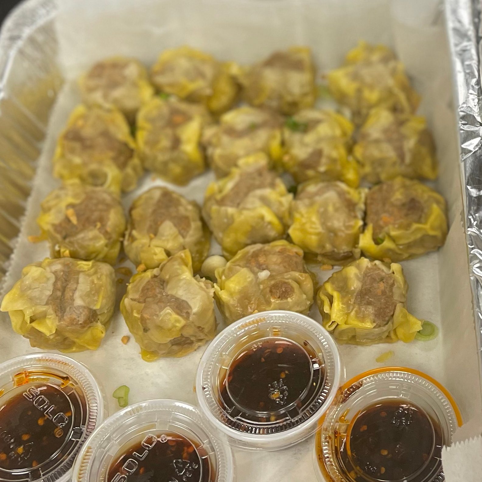 Pork with Shrimp Siomai.