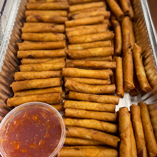 Small Tray Pork Lumpia.